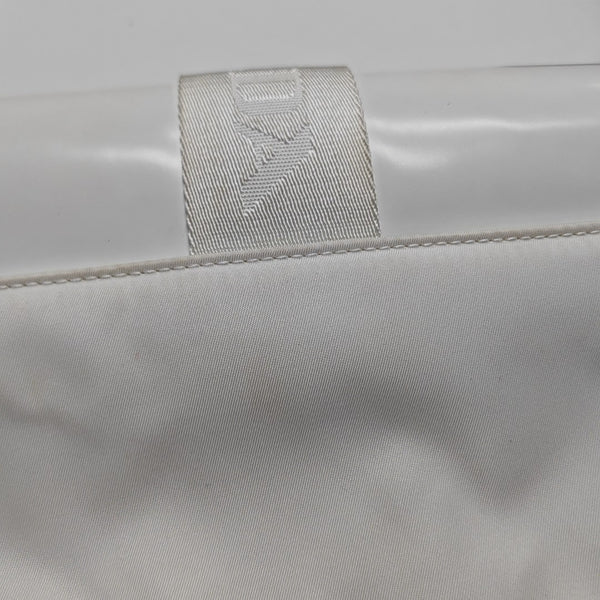 Fabric Shoulder Bag White