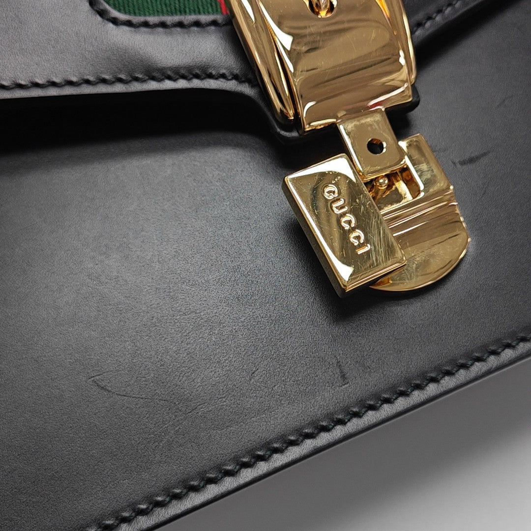 Sylvie Small Calfskin Black