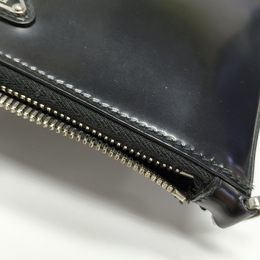 Calfskin Crossbody Bag Black
