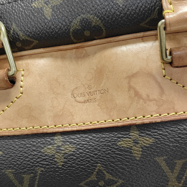 DEAUVILLE Monogram Coated Canvas Brown