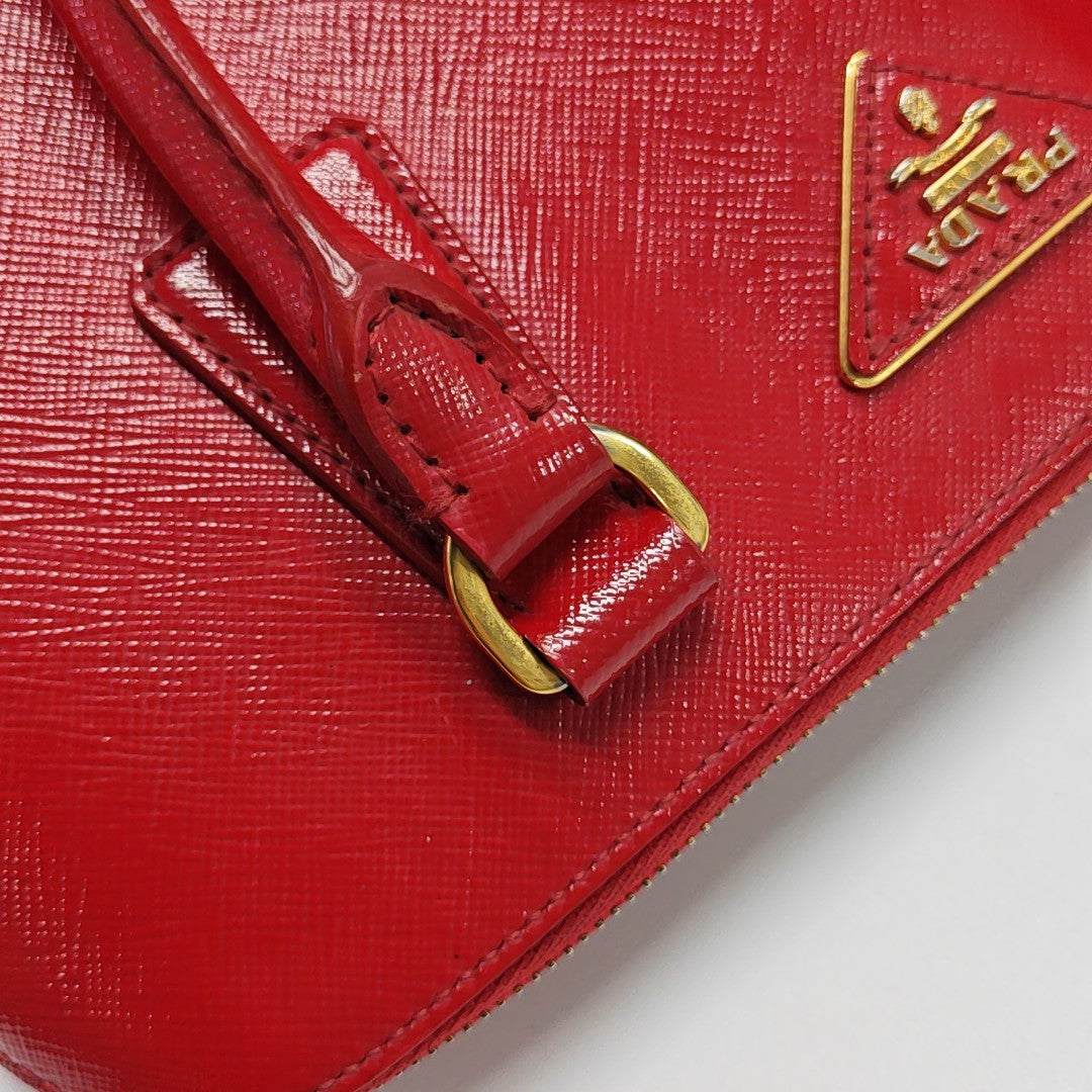 Promenade Saffiano Calfskin Red