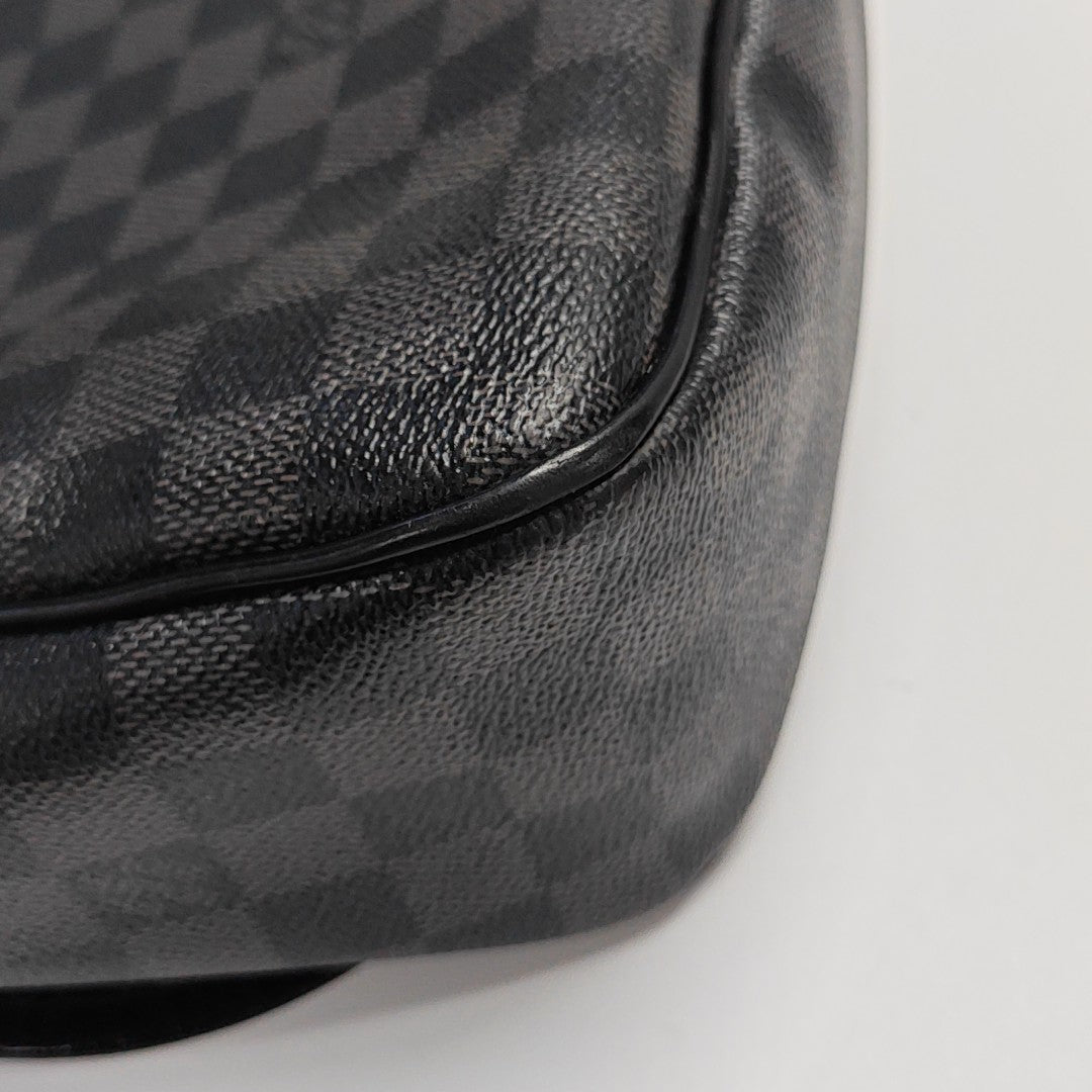 DANIEL Damier Graphite Coated Canvas Gray