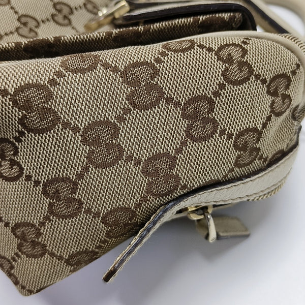 Monogram Canvas Top Handle Bag Brown