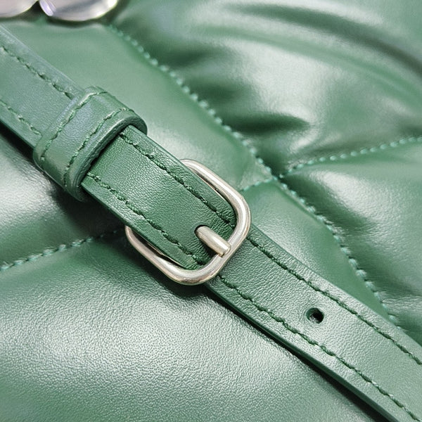 B. Quilted Calfskin Green