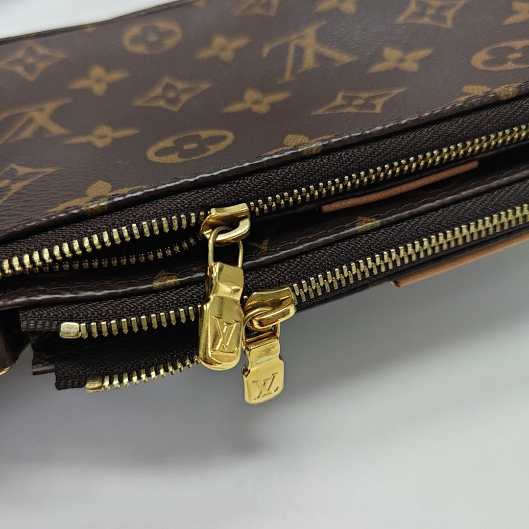 MULTI Monogram Coated Canvas Brown