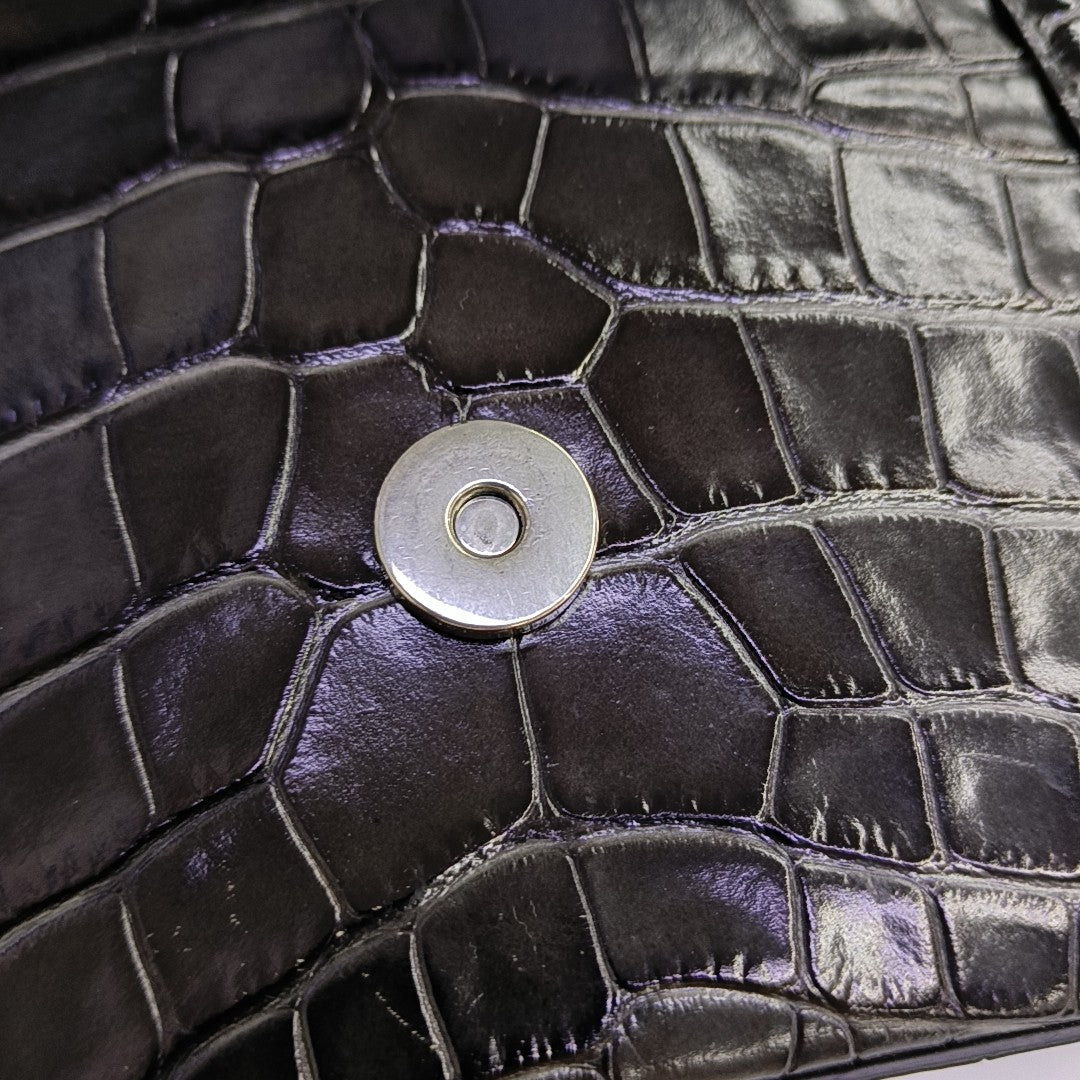 Hourglass Small Calfskin Gray