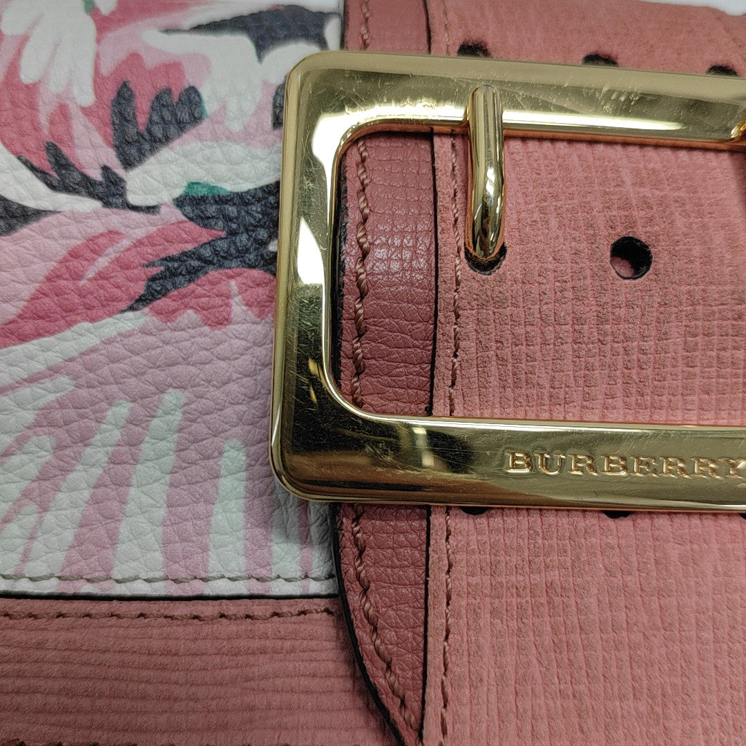 Buckle Small Calfskin Pink