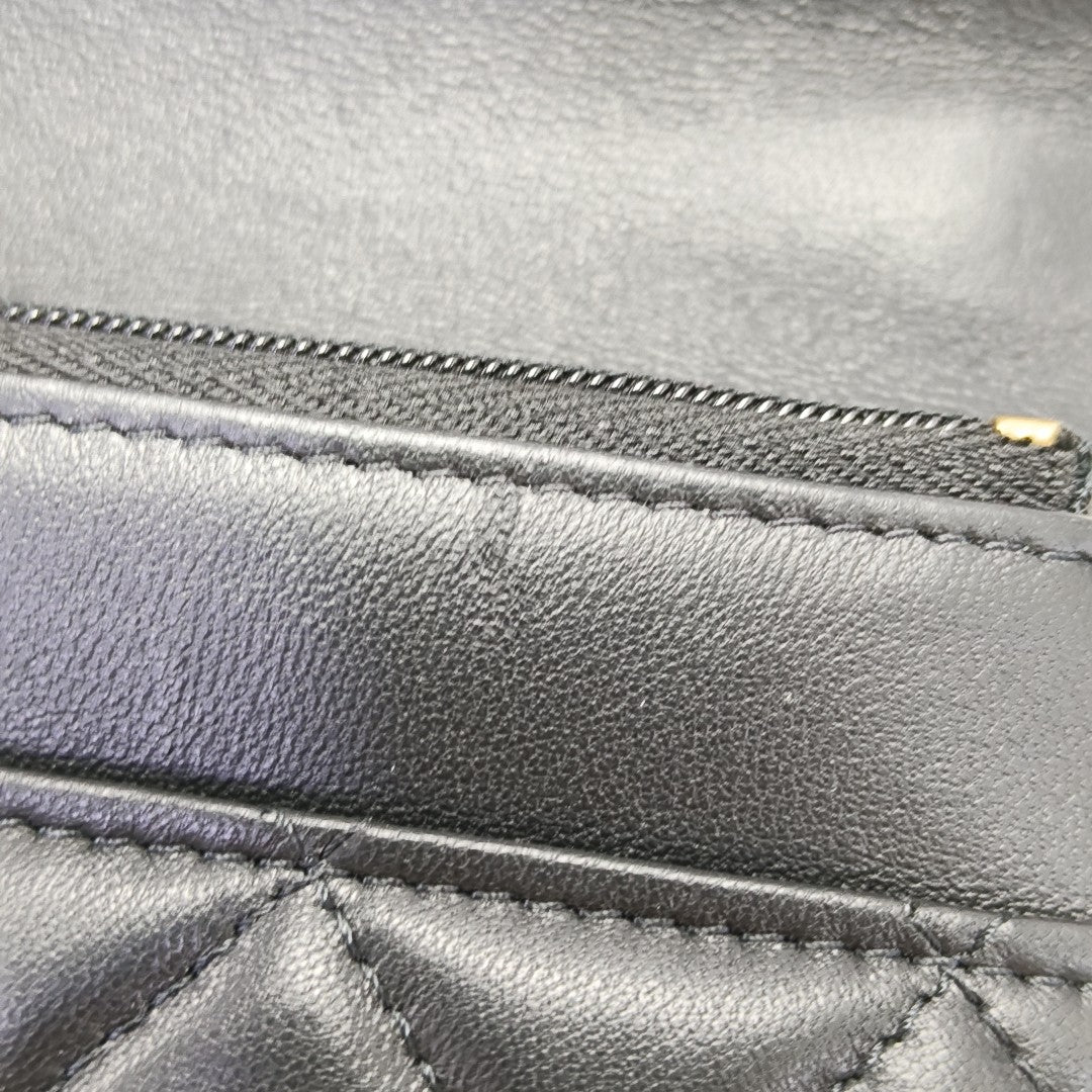 TRENDY CC Quilted Lambskin Black