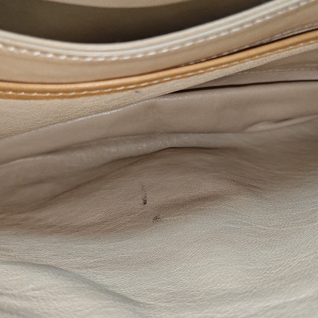 Stirrup Calfskin Beige