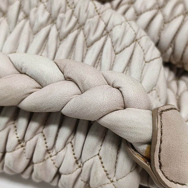 Calfskin Shoulder Bag White