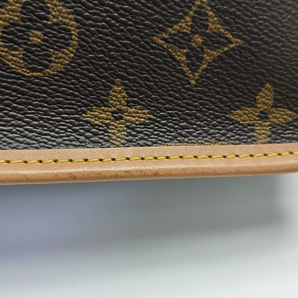 DIANE Nano Monogram Coated Canvas Brown