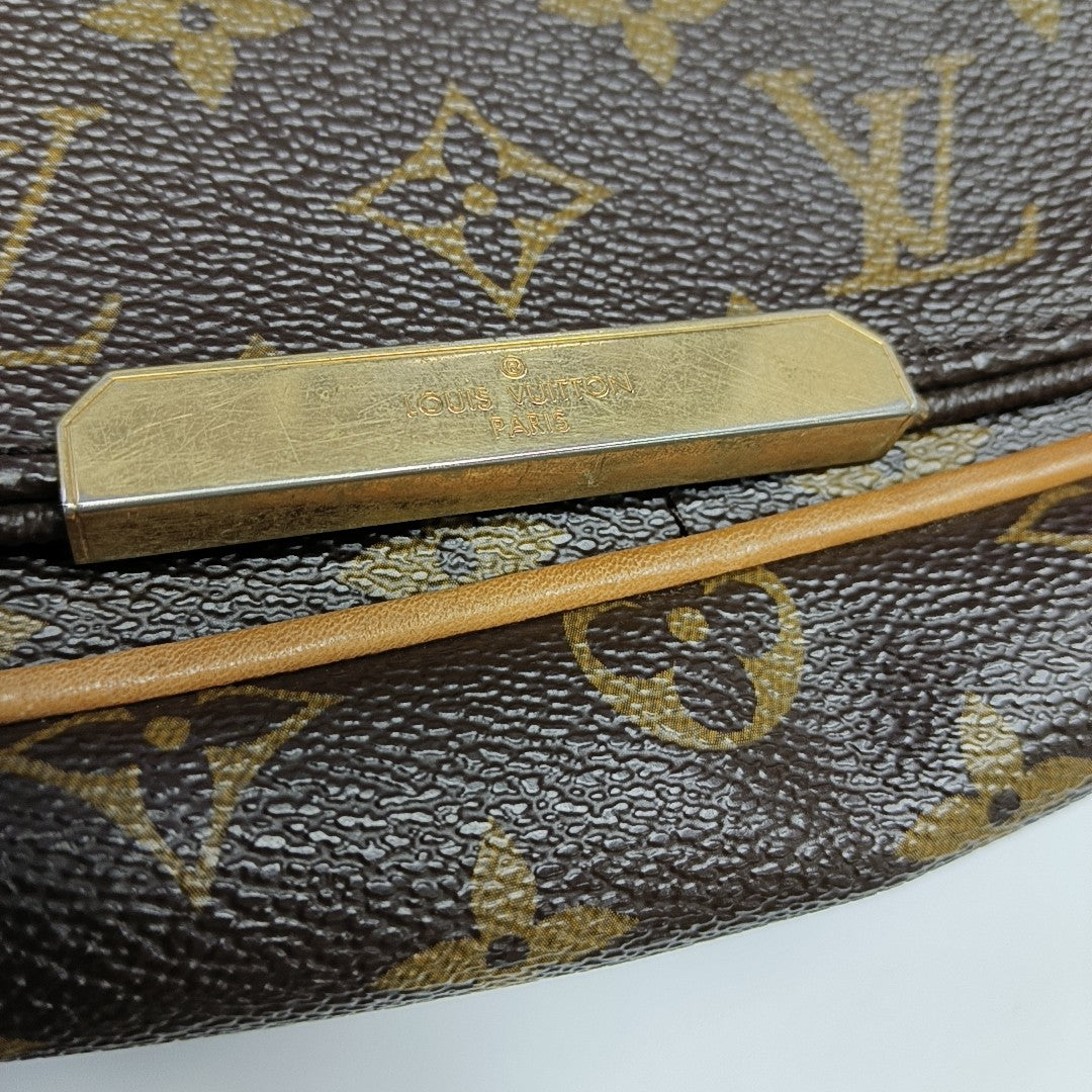 VALMY Monogram Coated Canvas Brown