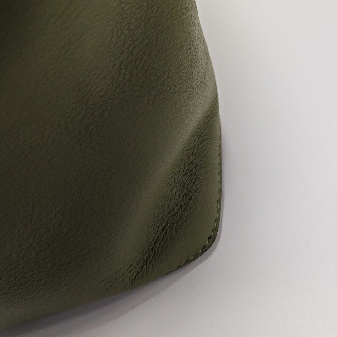 Puzzle Hobo Medium Calfskin Green