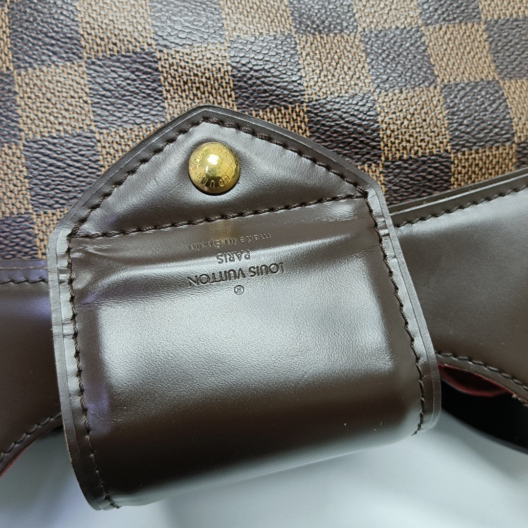 SISTINA GM Damier Ebene Coated Canvas Brown
