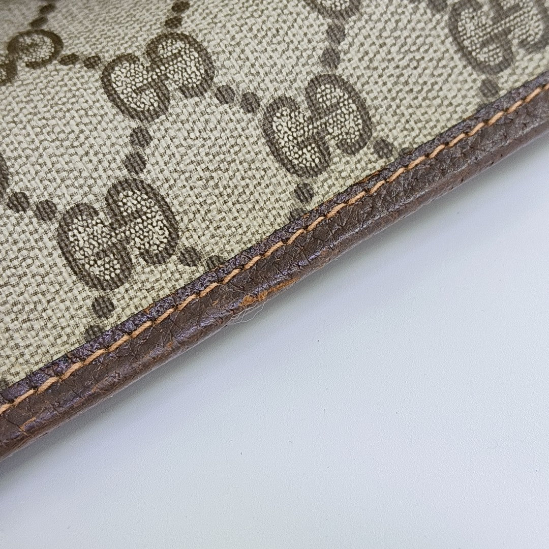 Ophidia Mini Monogram Coated Canvas Beige
