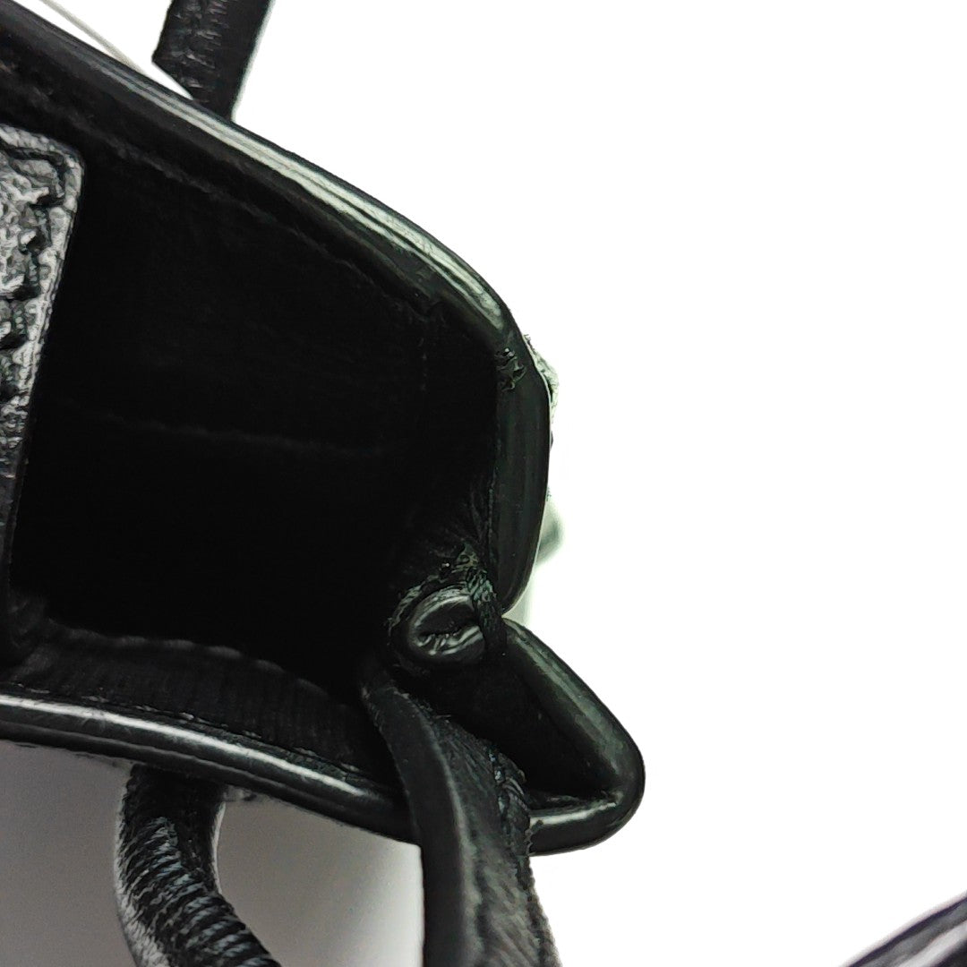 Shopping Bag Calfskin Black