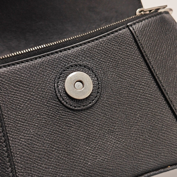 Downtown Calfskin Black