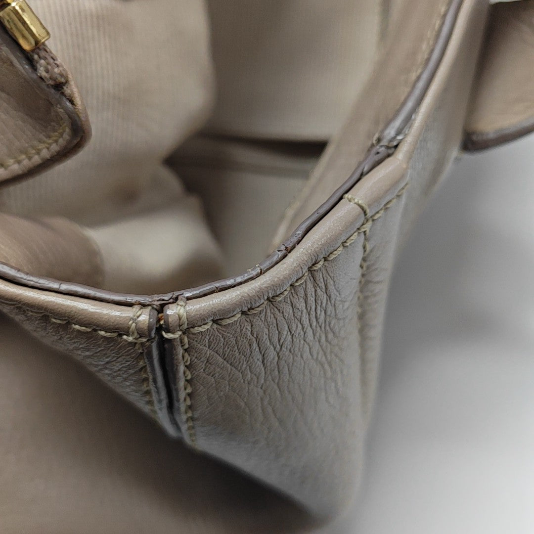 Gancini Calfskin Gray