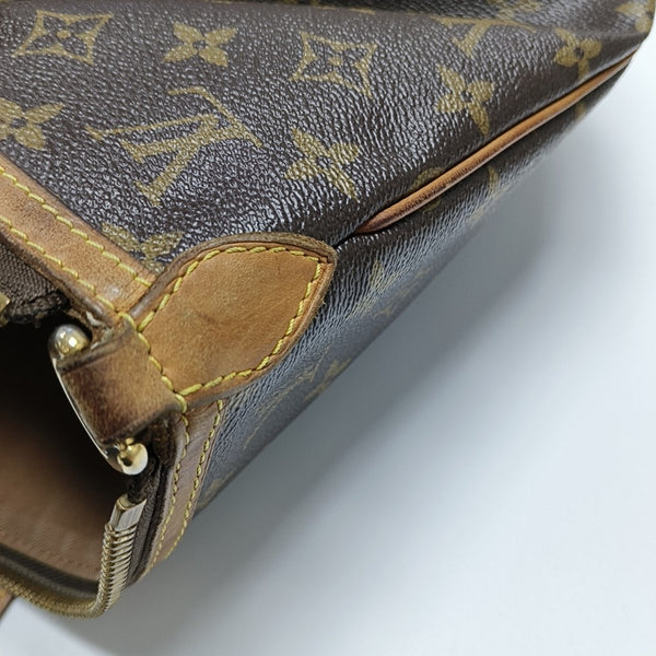 PALERMO GM Monogram Coated Canvas Brown
