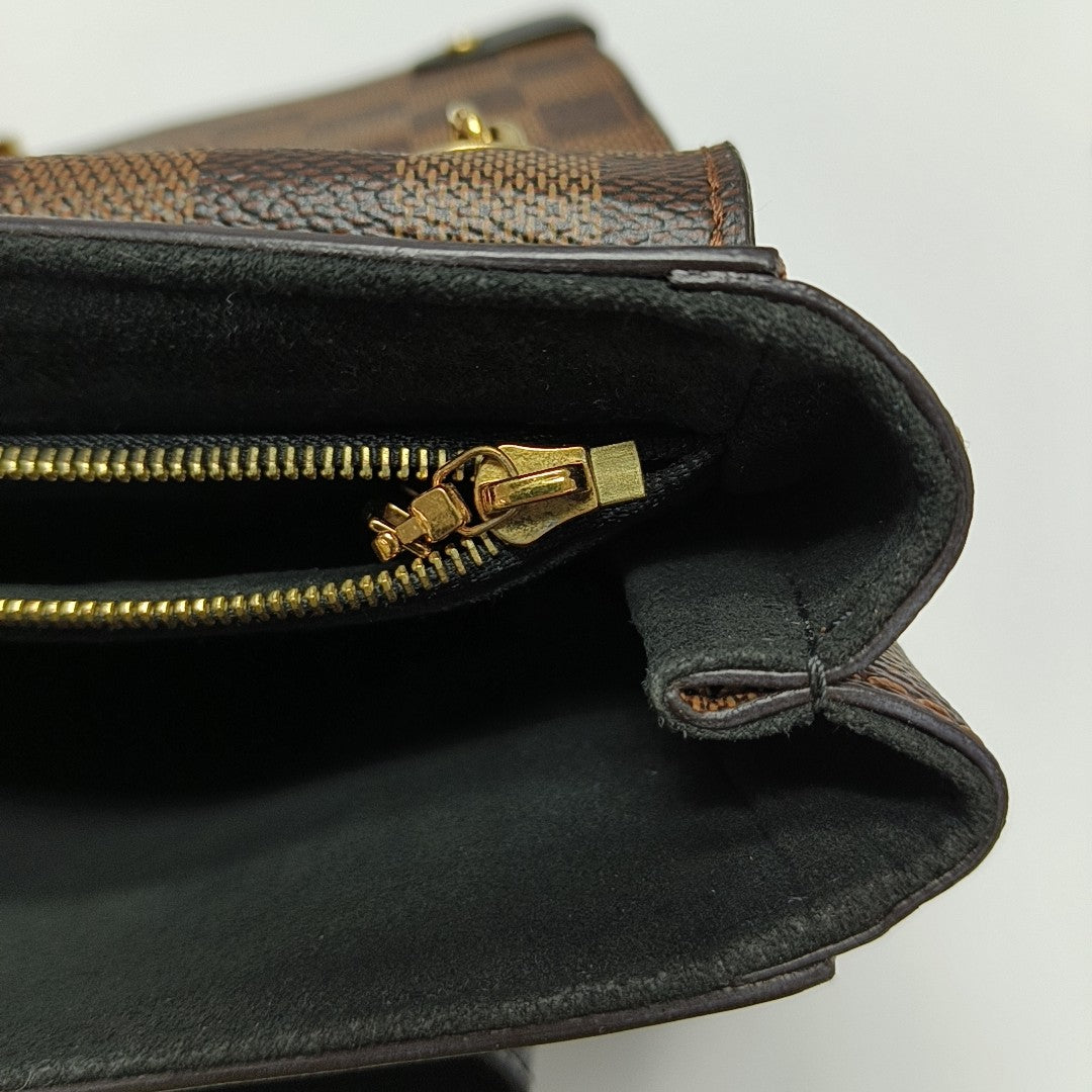 VAVIN PM Damier Ebene Coated Canvas Brown