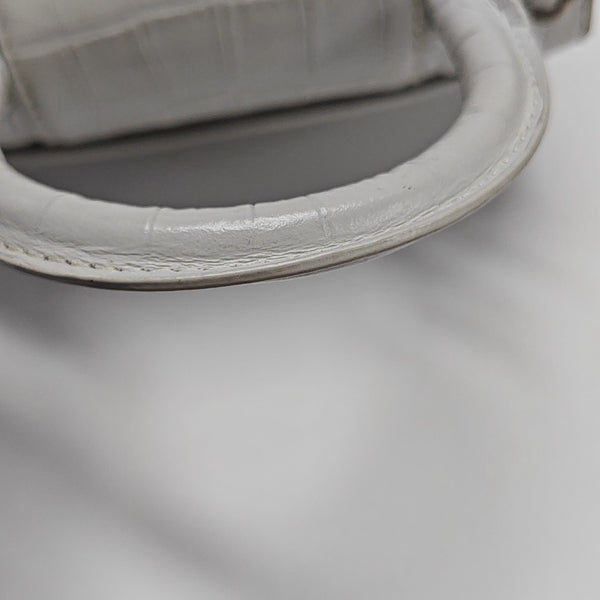Hourglass Small Calfskin White