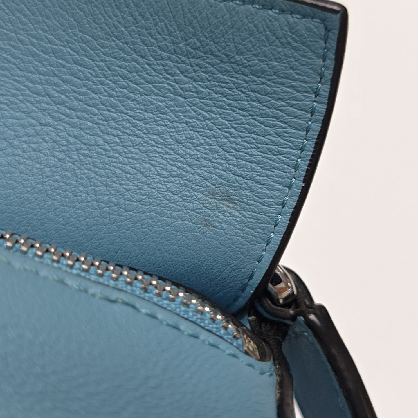Puzzle Mini Calfskin Blue