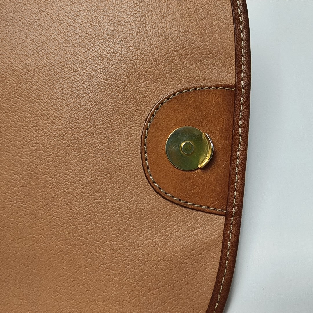 MACADAM CLUTCHES Coated Canvas Brown
