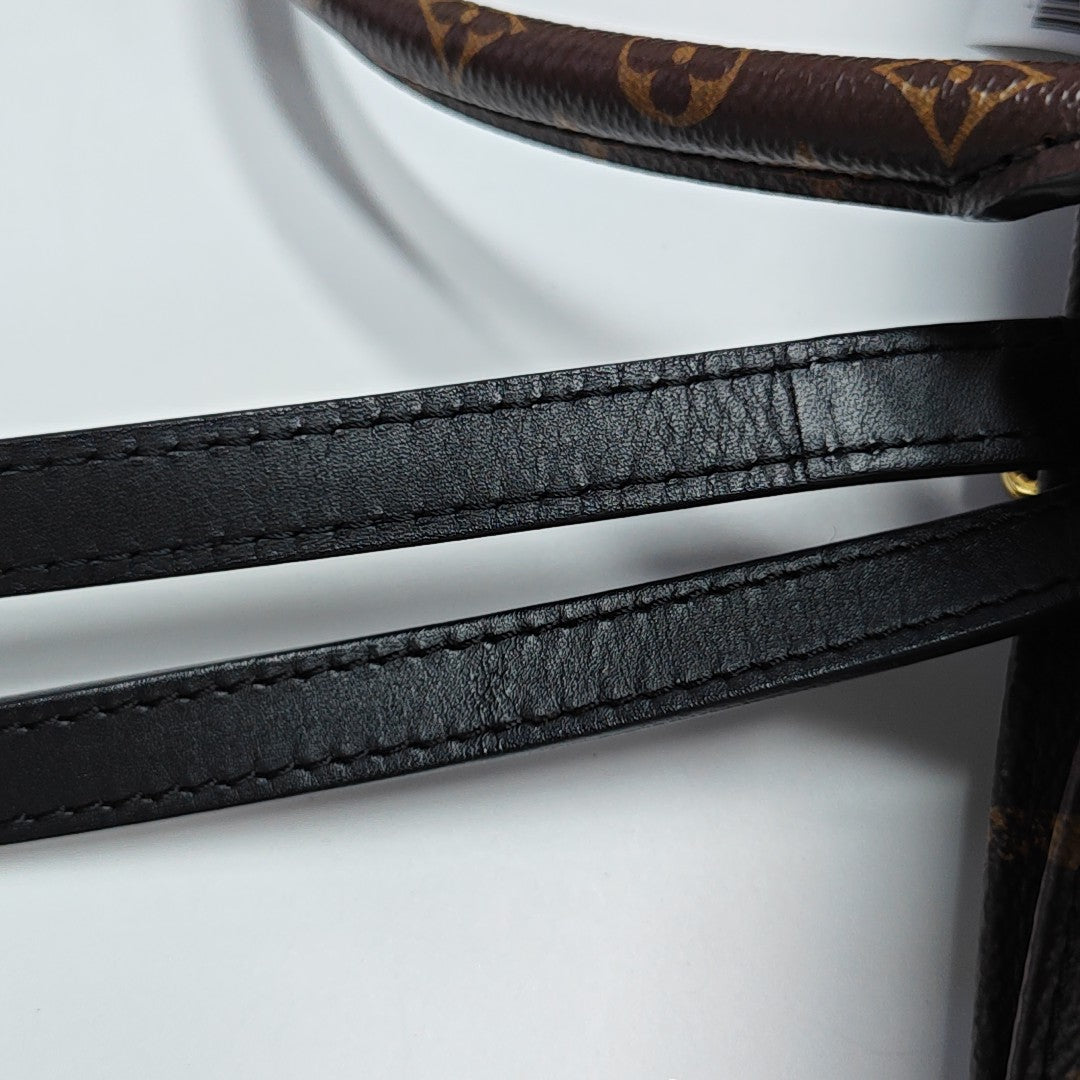 ONTHEGO MM Monogram Coated Canvas Brown