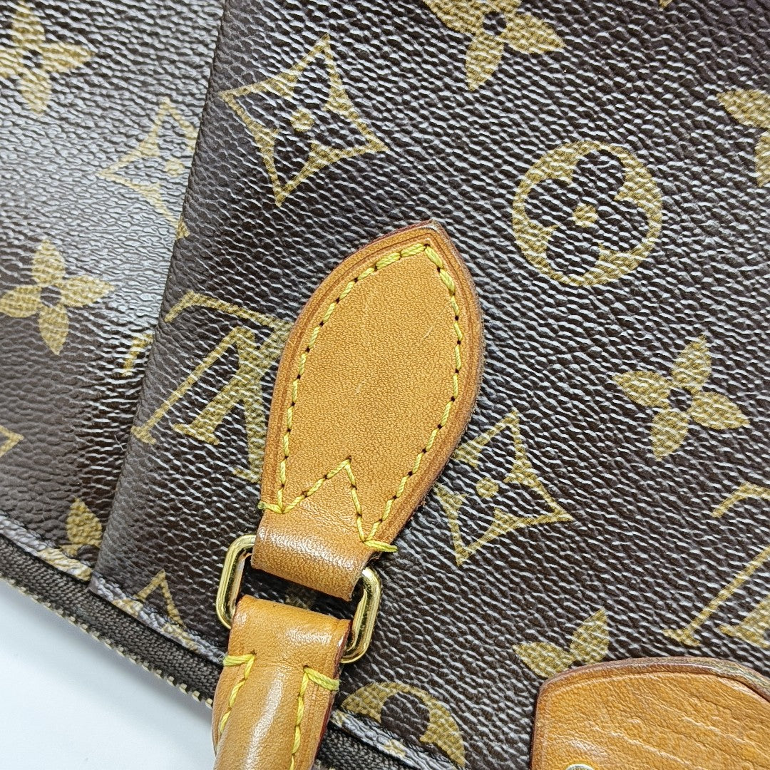 TURENNE Monogram Coated Canvas Brown