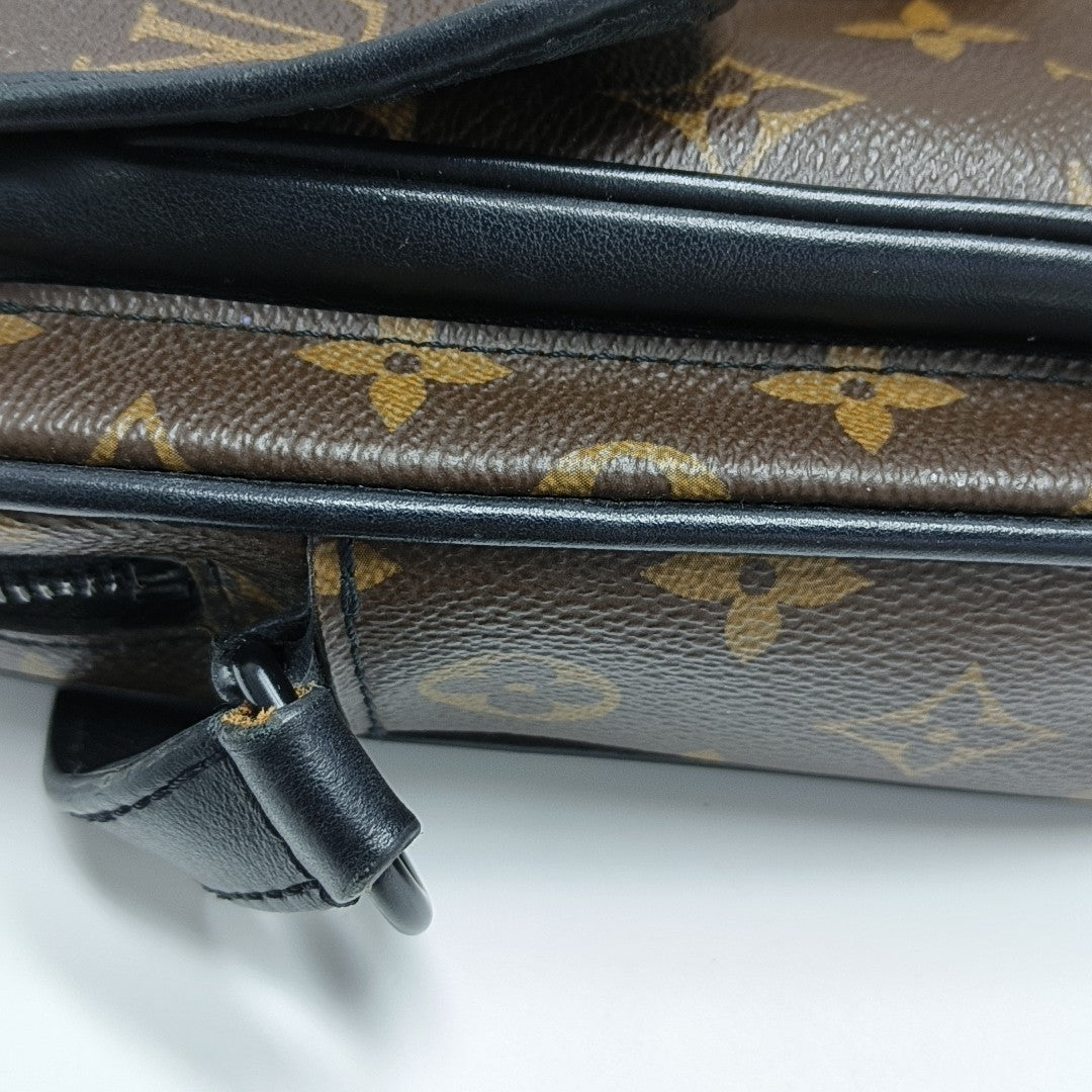 CHRISTOPHER Monogram Coated Canvas Brown
