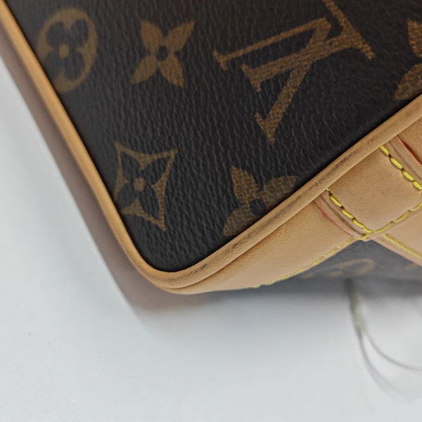 NOÉ Nano Monogram Coated Canvas Brown