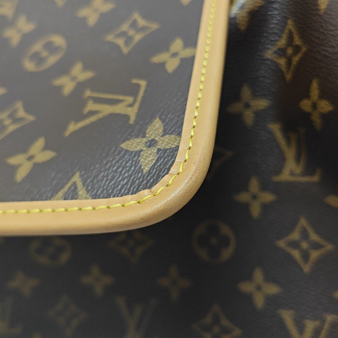 CARRYALL MM Monogram Coated Canvas Brown