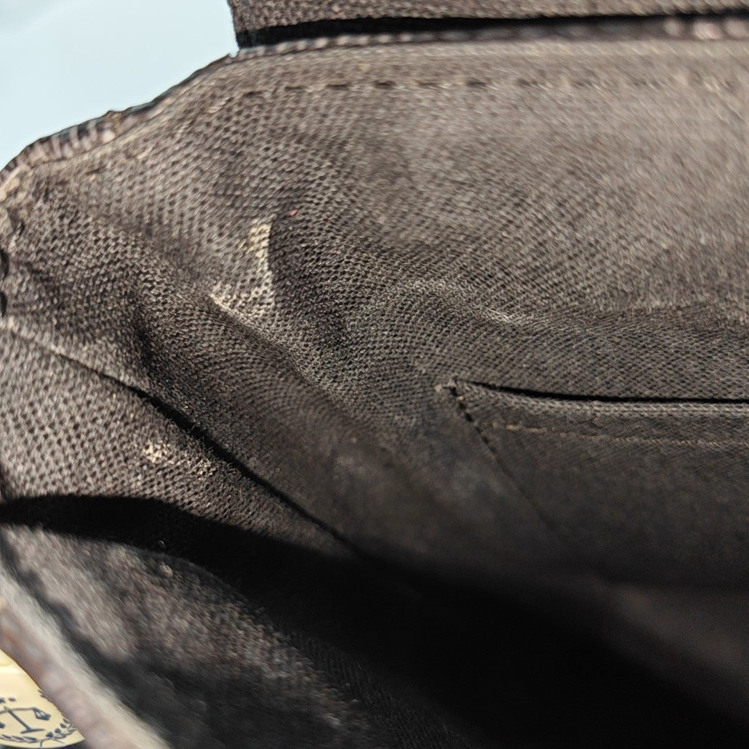 DISTRICT PM Damier Graphite Coated Canvas Gray