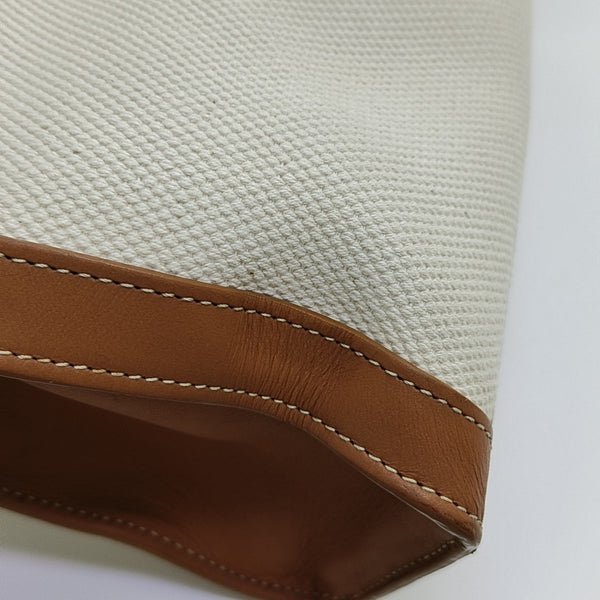 CABAS CELINE Medium Fabric White