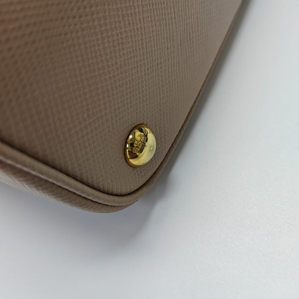Panier Saffiano Calfskin Beige