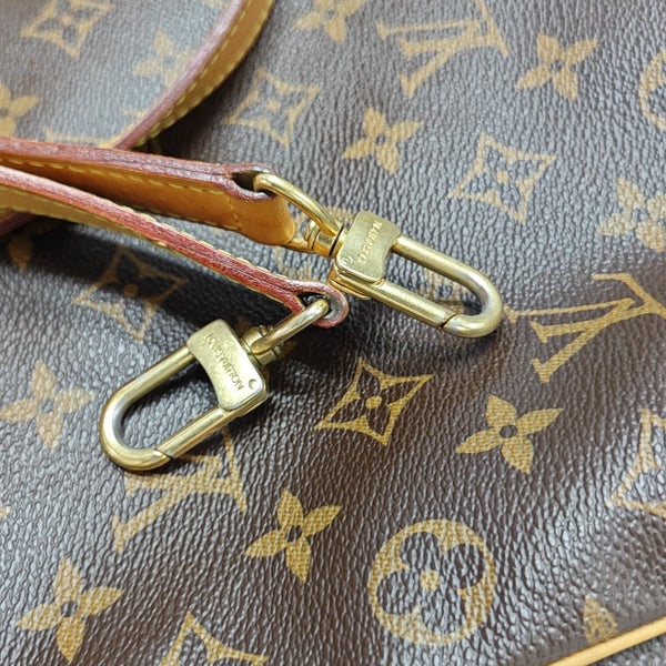 ODEON GM Monogram Coated Canvas Brown