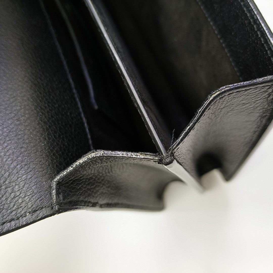 SUNSET Medium Calfskin Black