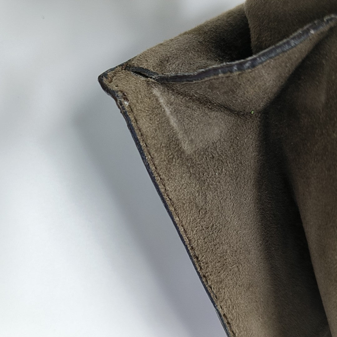 Suede Tote Bag Brown