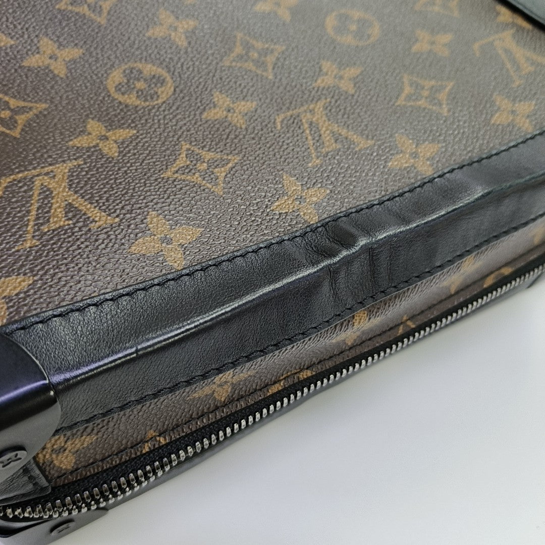 SOFT TRUNK Monogram Coated Canvas Brown
