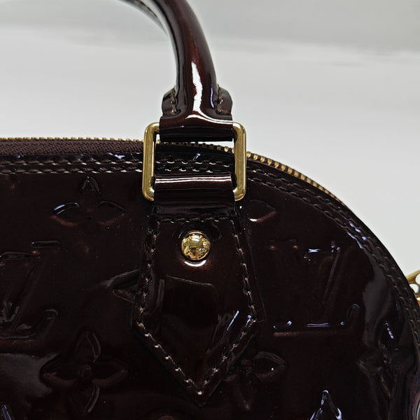 Authenticated pre-owned  ALMA BB Patent Leather Red - Crossbody Bag at Looply