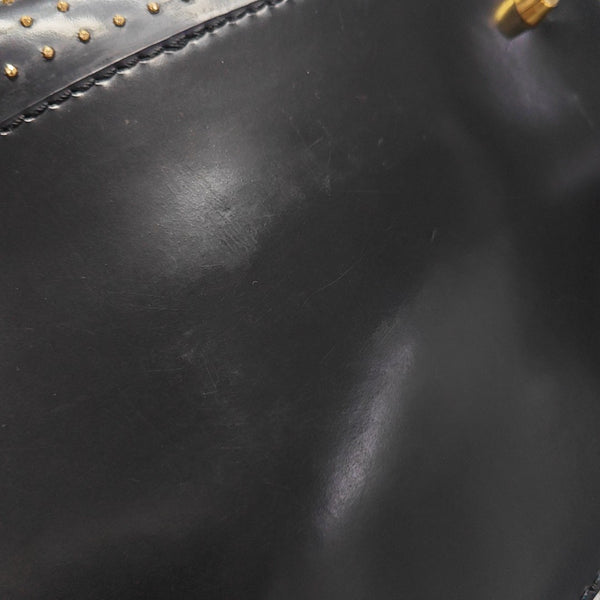 Calfskin Shoulder Bag Black