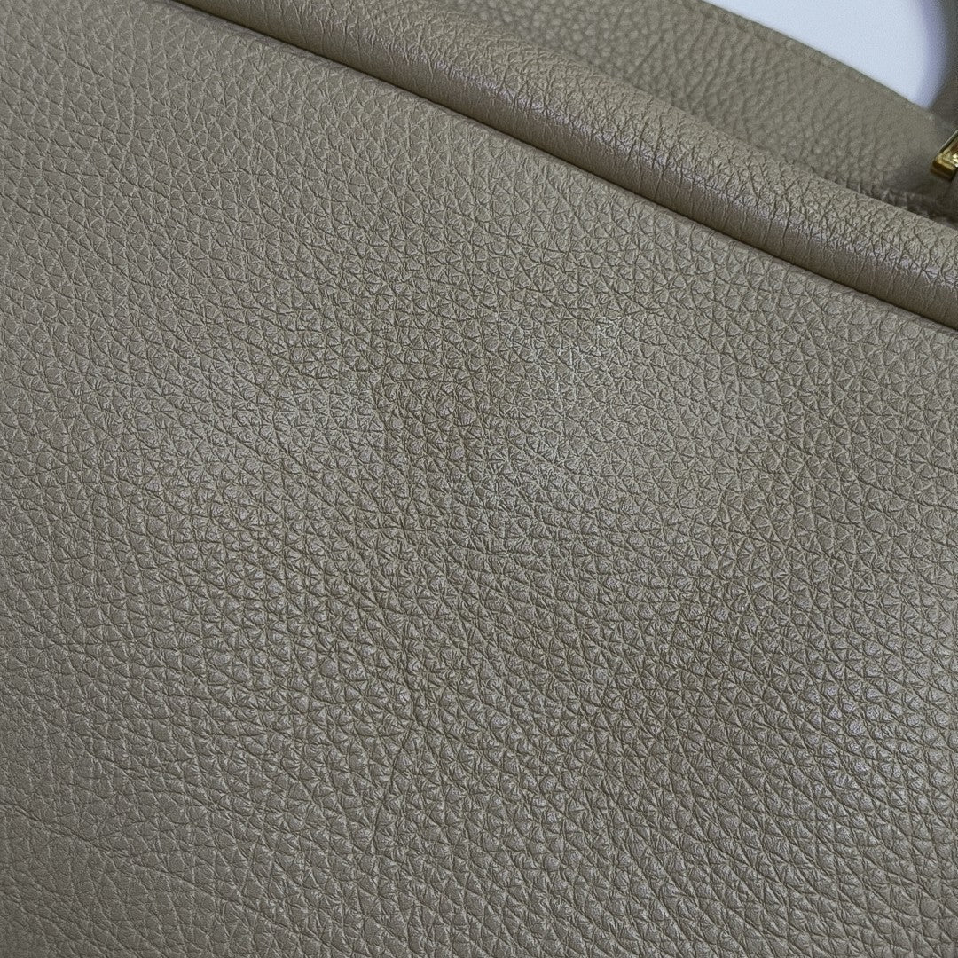 Calfskin Shoulder Bag Beige
