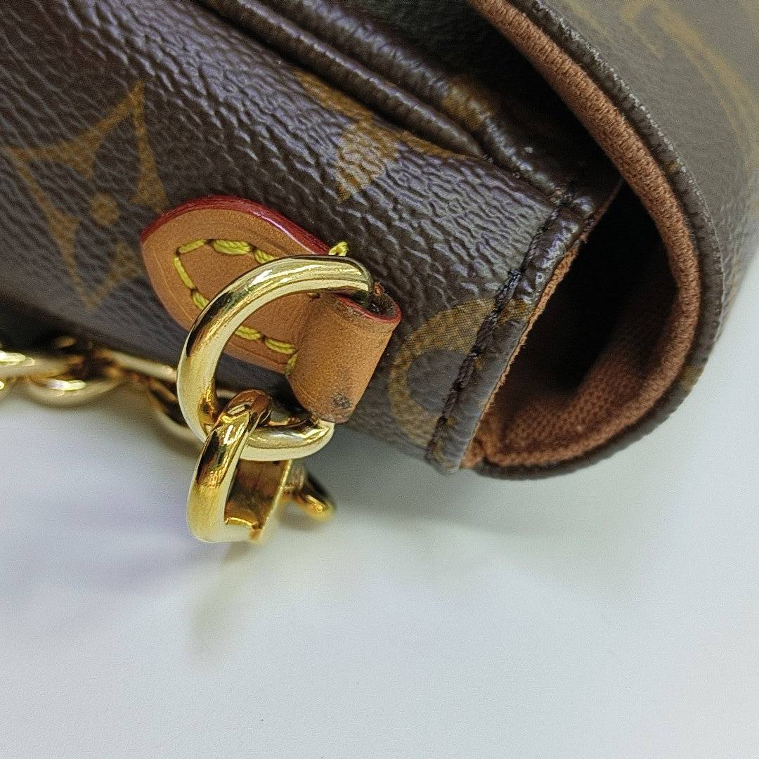 IVY Monogram Coated Canvas Brown