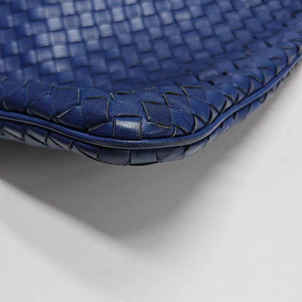 Lambskin Top Handle Bag Blue