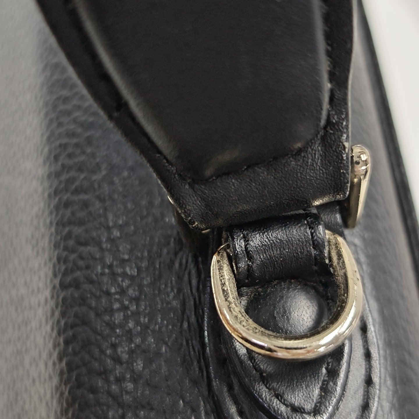 Calfskin Shoulder Bag Black