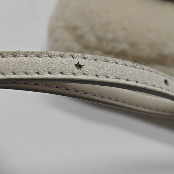 Sheepskin Shoulder Bag Beige