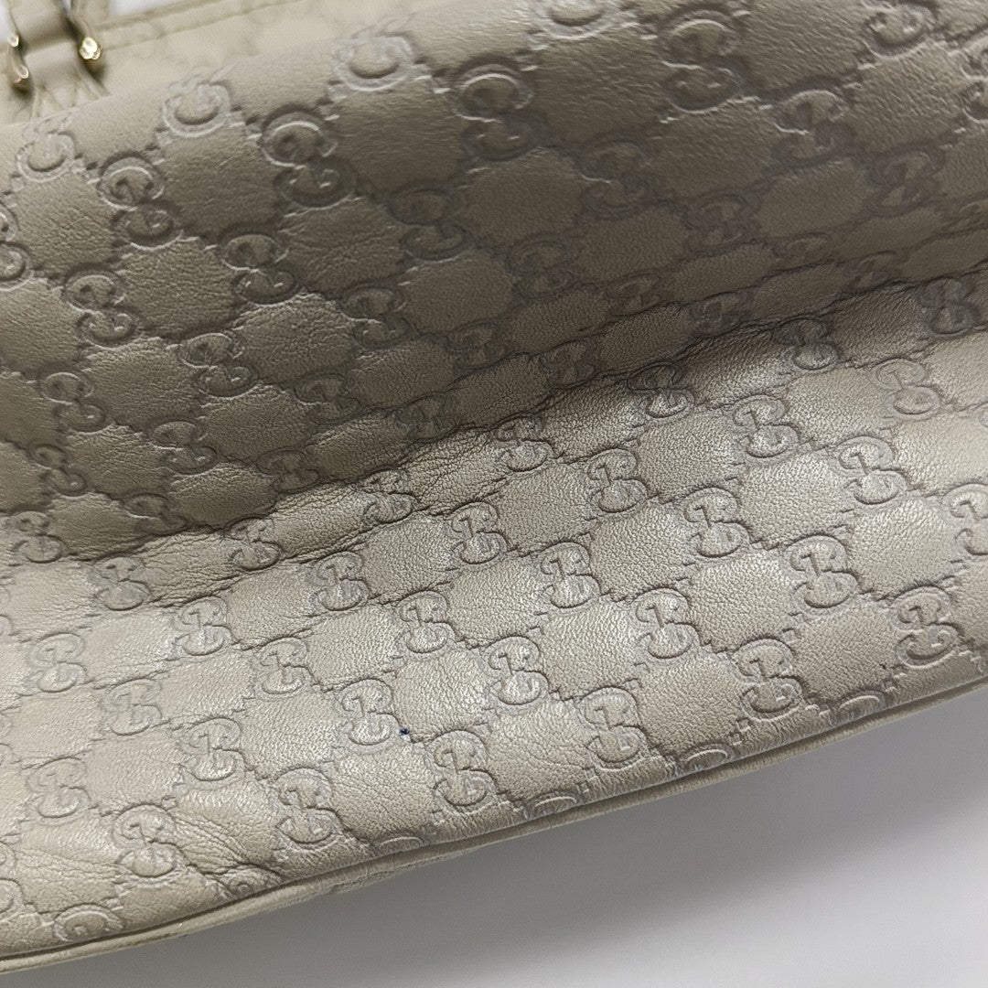 Bree Monogram Calfskin Beige