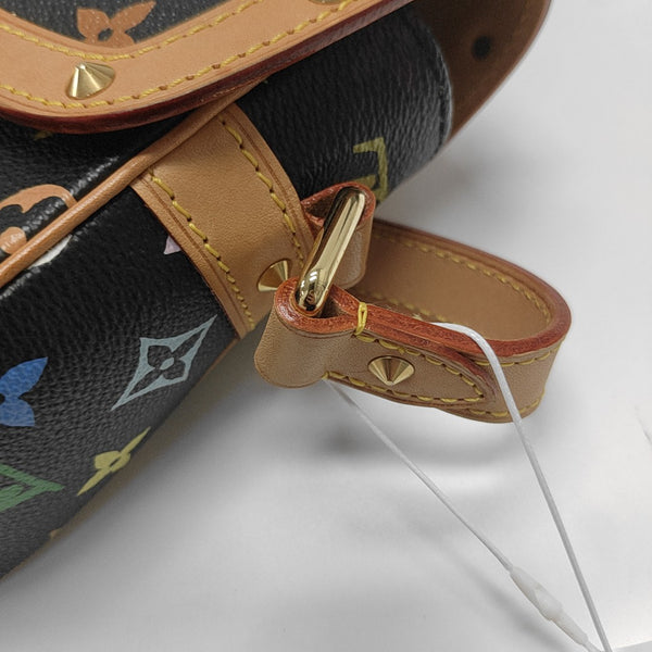 LV × TM SOLOGNE Monogram Coated Canvas Black