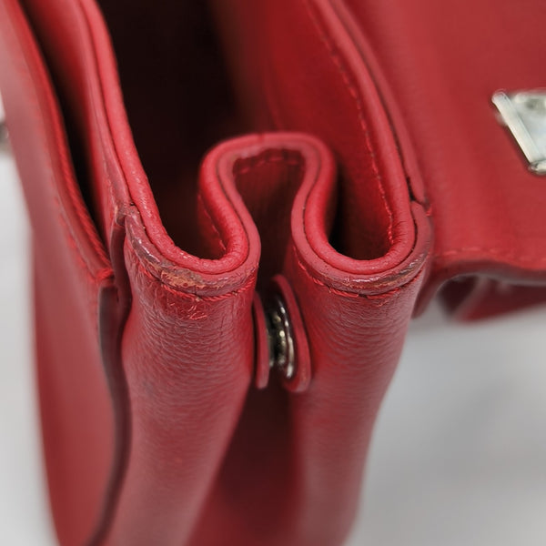LOCKME BB Calfskin Red