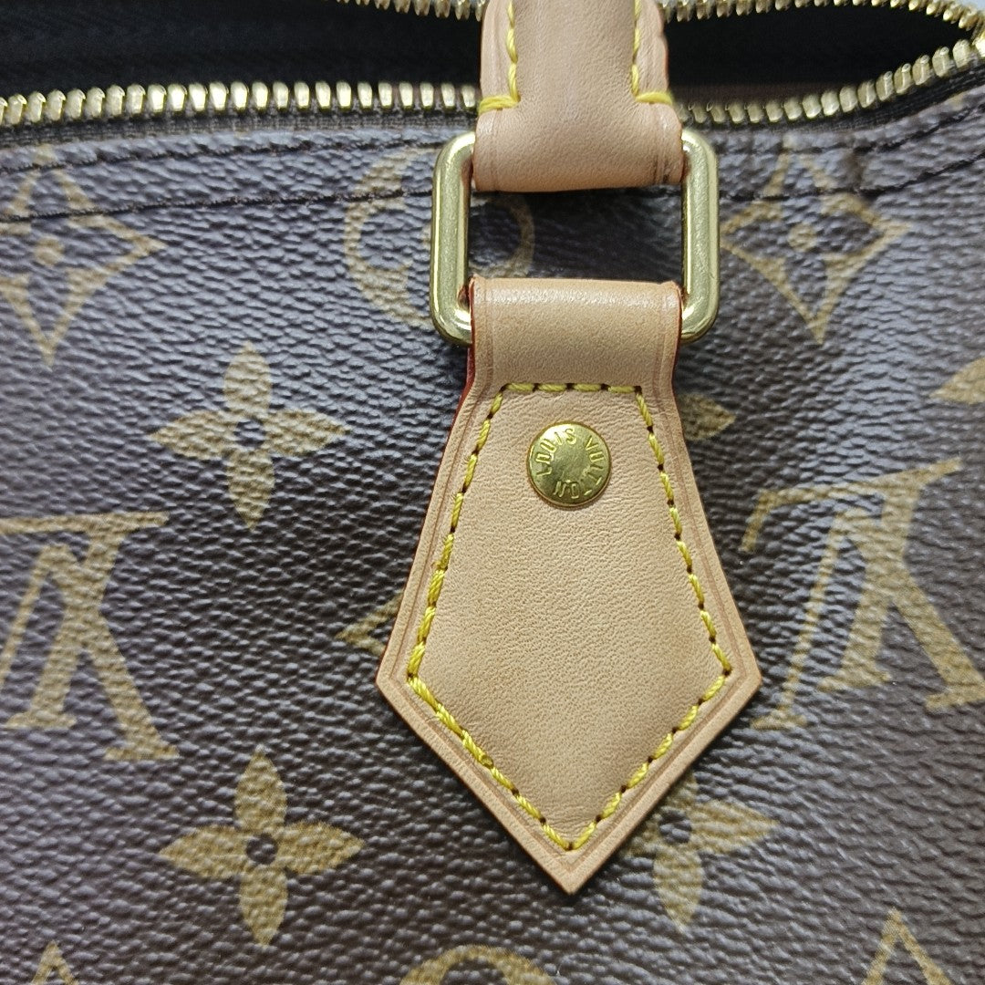SPEEDY 25 Monogram Coated Canvas Brown